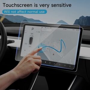 Tesla Men Accessories Text Graphic in Light Blue on Black